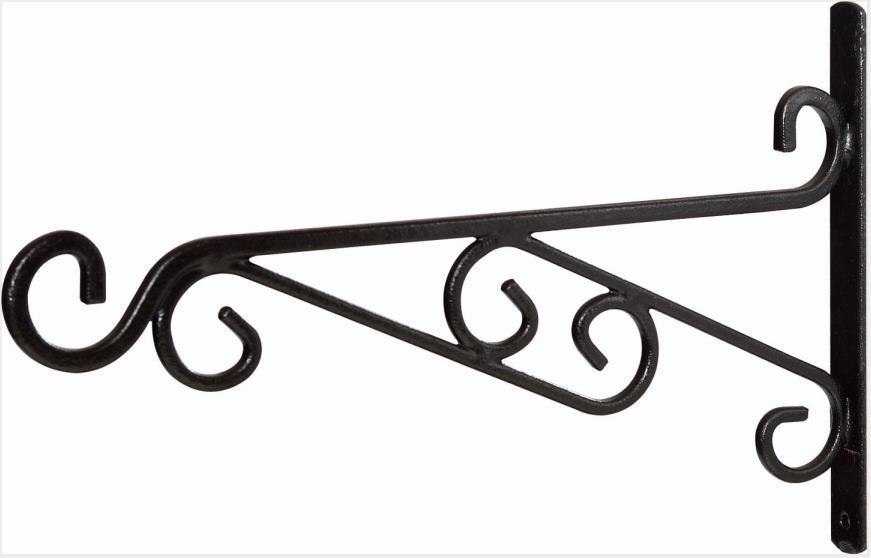 Cast Iron PE Coated garden bracket for Hanging Plant from China ...